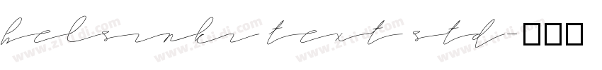 helsinki text std字体转换